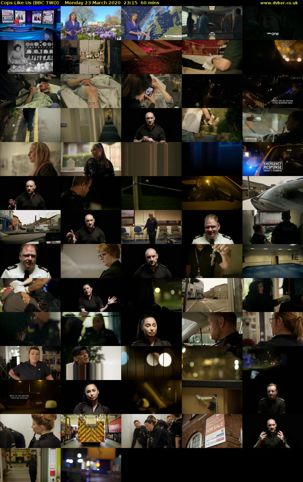 Cops Like Us (BBC TWO) Monday 23 March 2020 23:15 - 00:15