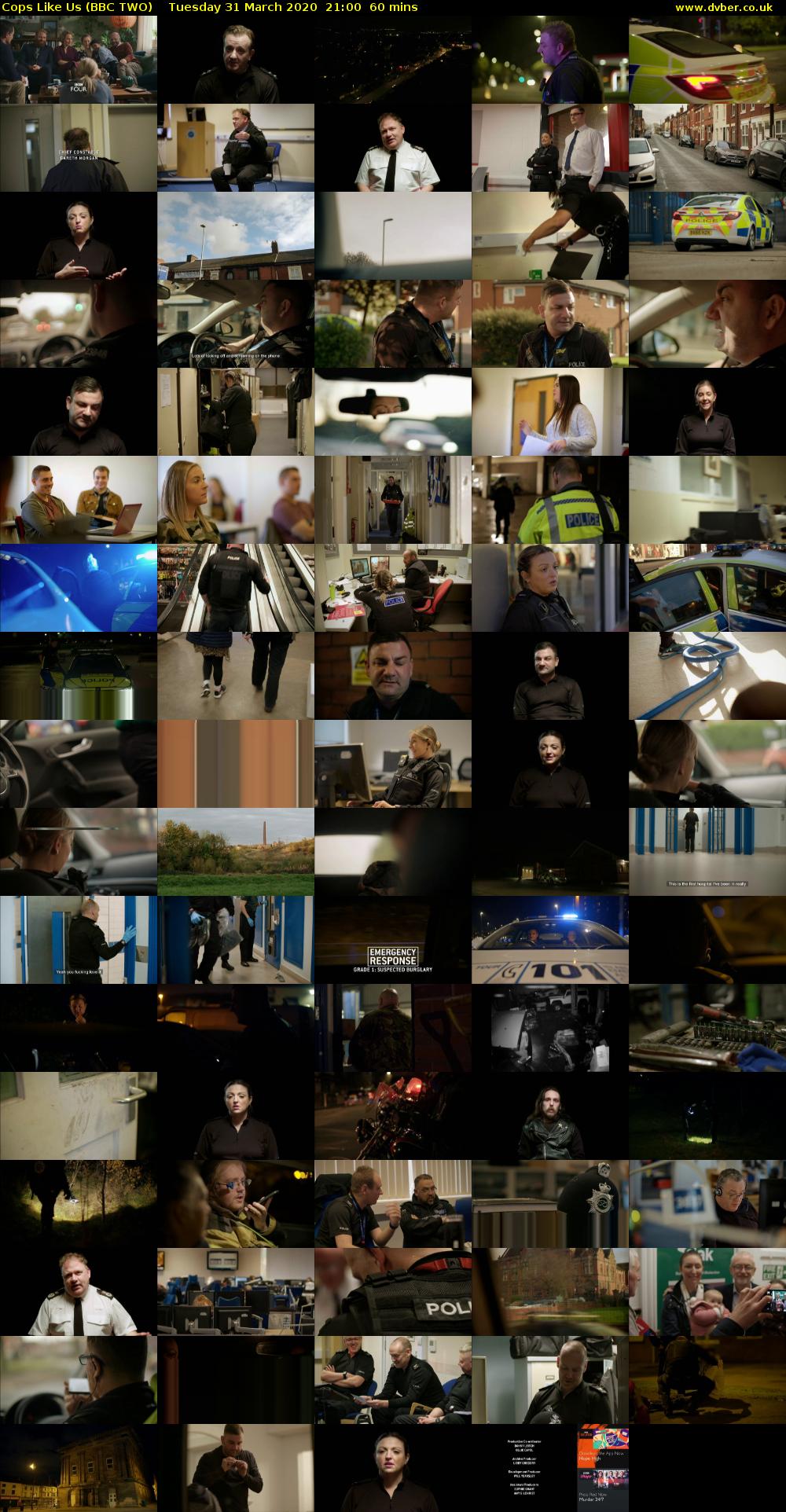 Cops Like Us (BBC TWO) Tuesday 31 March 2020 21:00 - 22:00