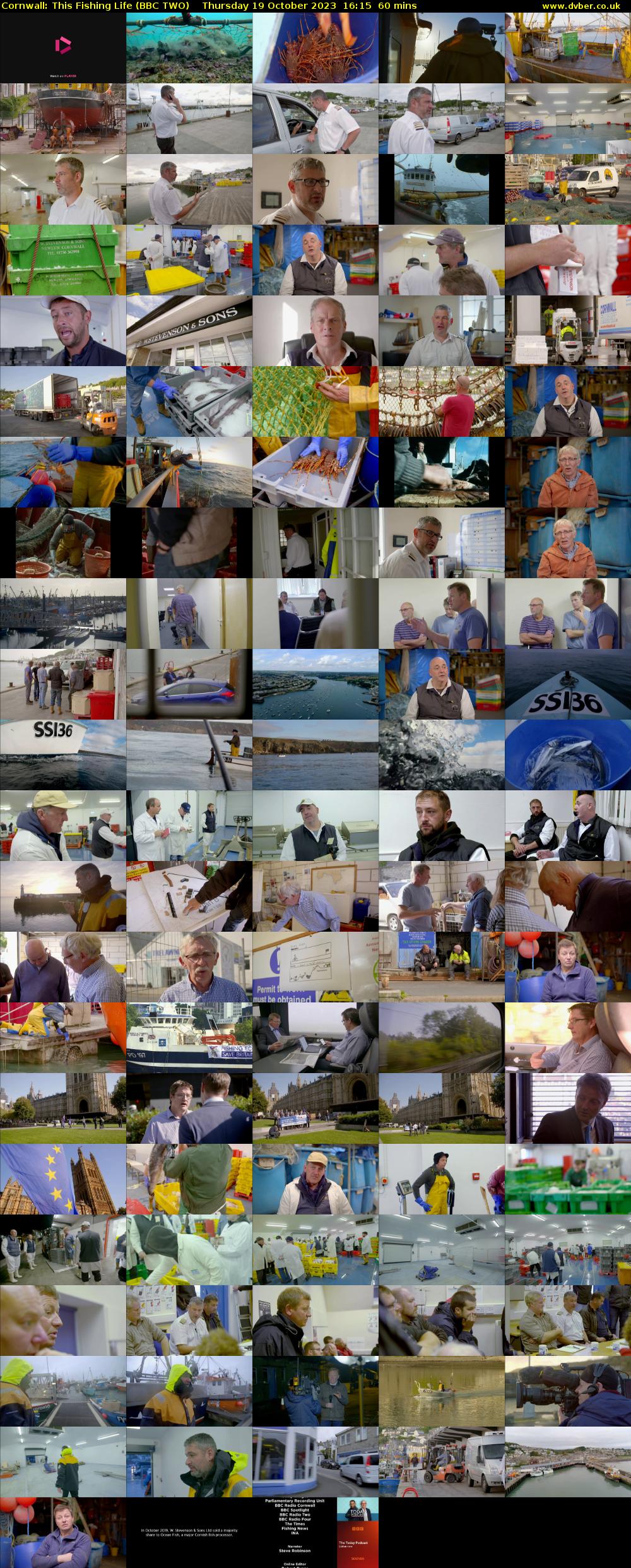 Cornwall: This Fishing Life (BBC TWO) Thursday 19 October 2023 16:15 - 17:15