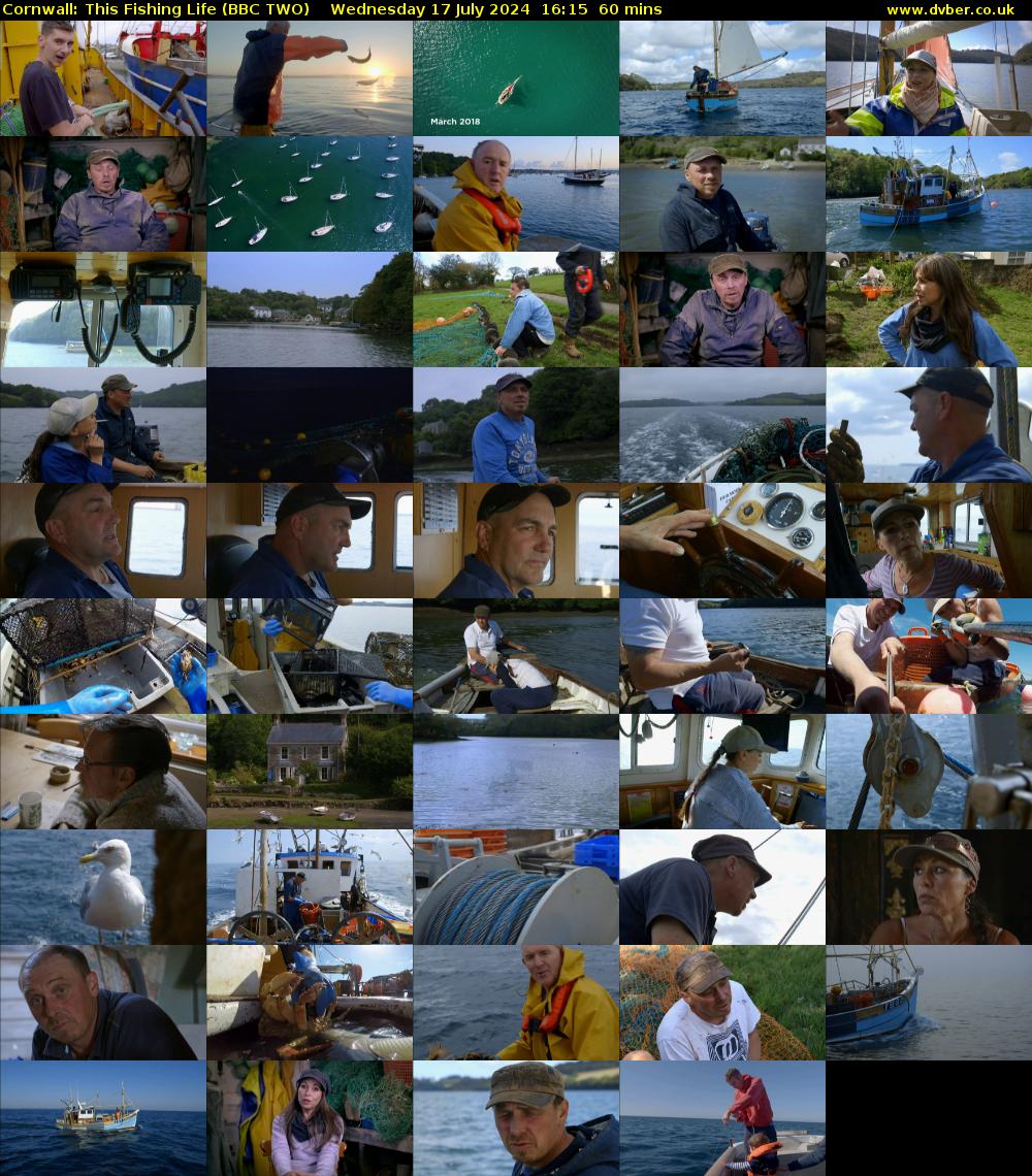 Cornwall: This Fishing Life (BBC TWO) Wednesday 17 July 2024 16:15 - 17:15