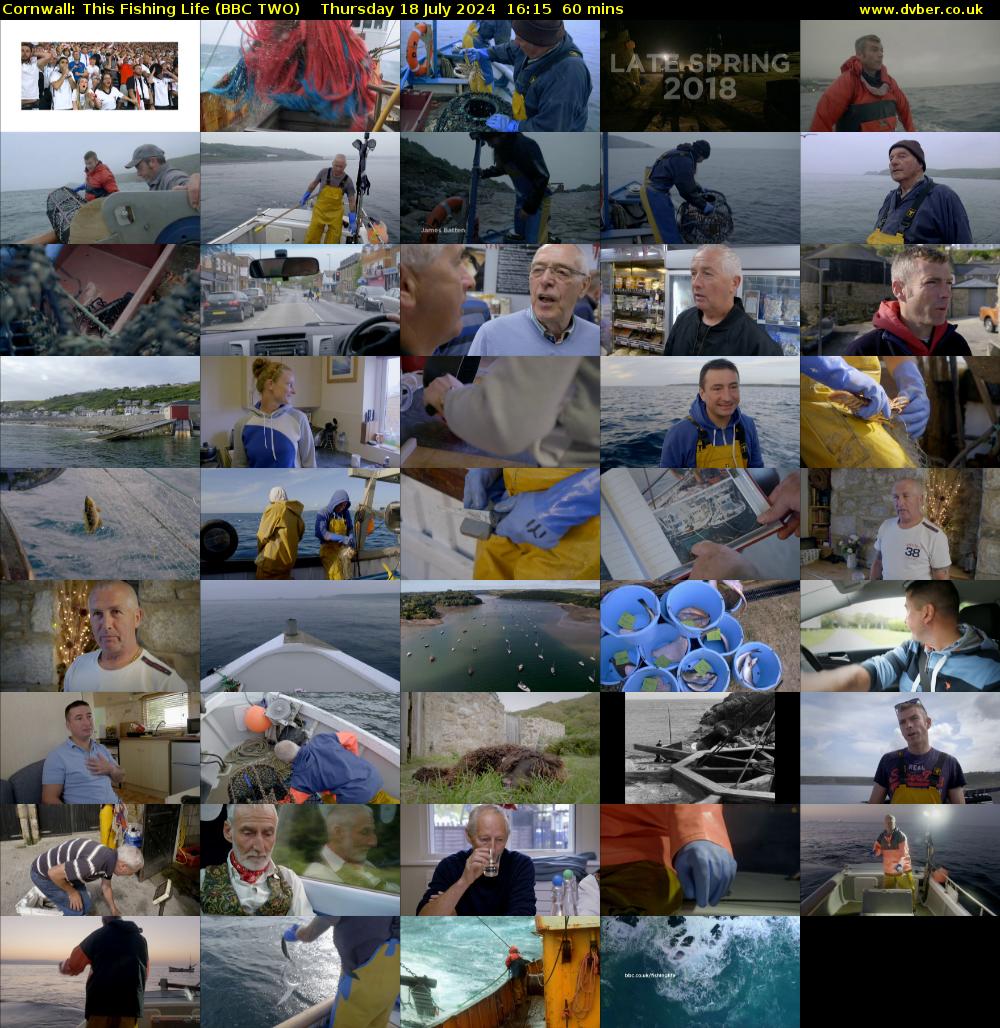 Cornwall: This Fishing Life (BBC TWO) Thursday 18 July 2024 16:15 - 17:15