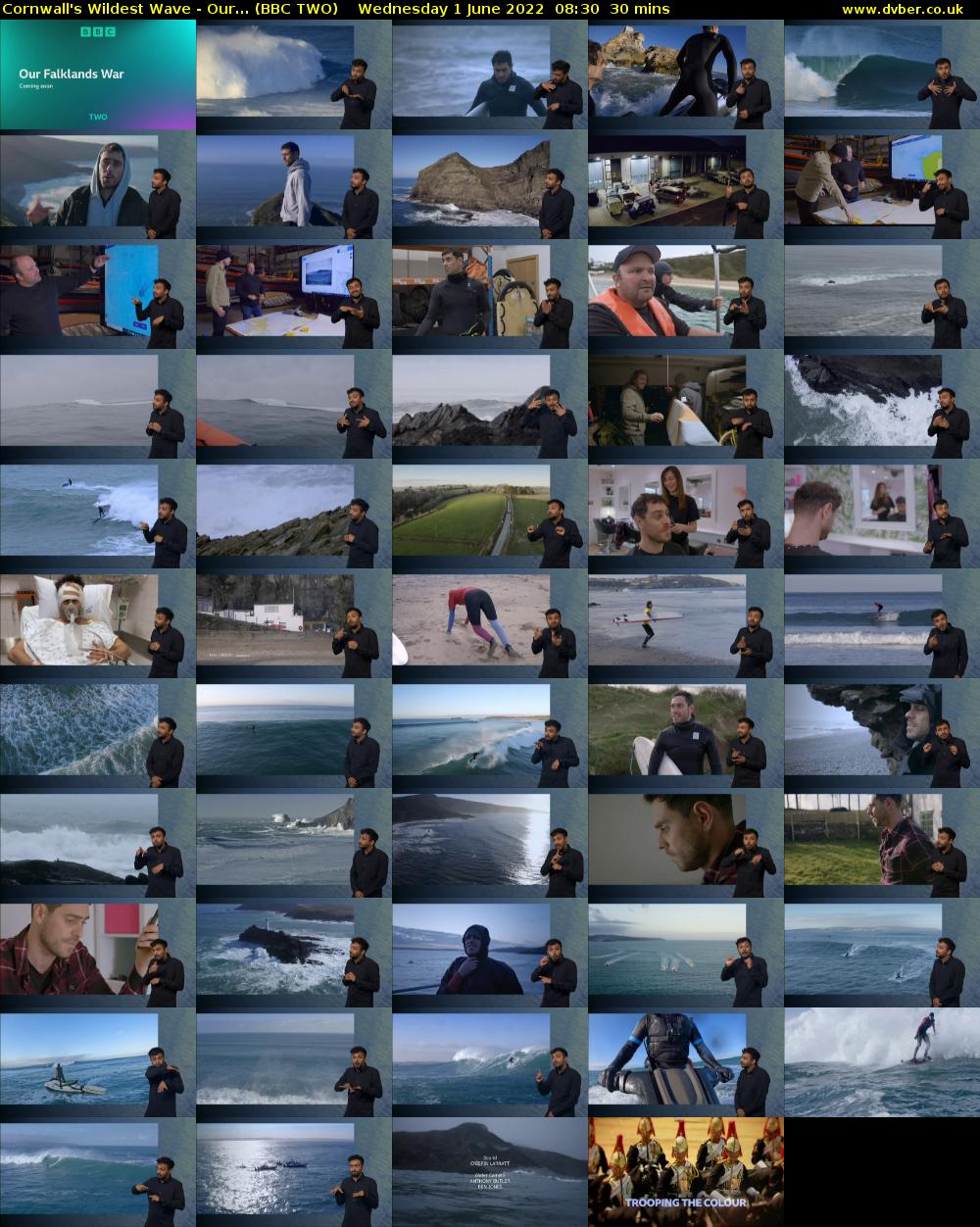 Cornwall's Wildest Wave - Our... (BBC TWO) Wednesday 1 June 2022 08:30 - 09:00