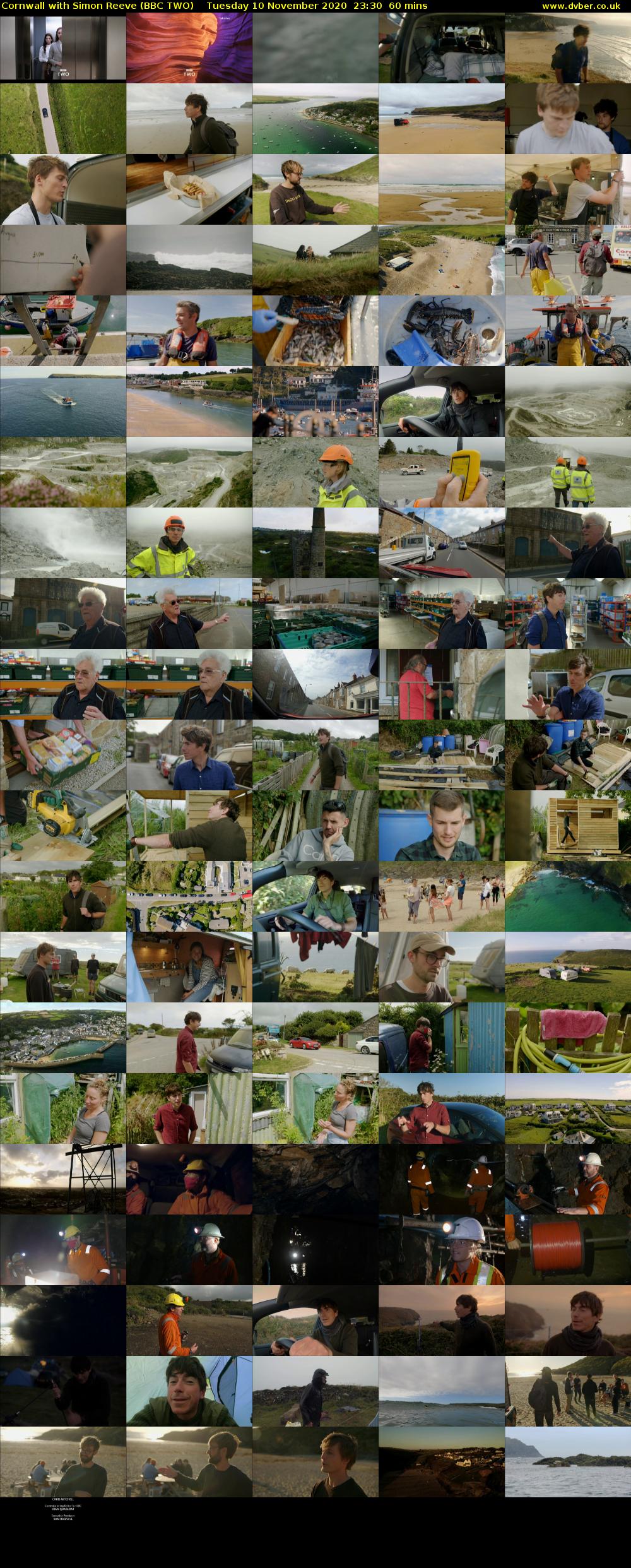 Cornwall with Simon Reeve (BBC TWO) Tuesday 10 November 2020 23:30 - 00:30