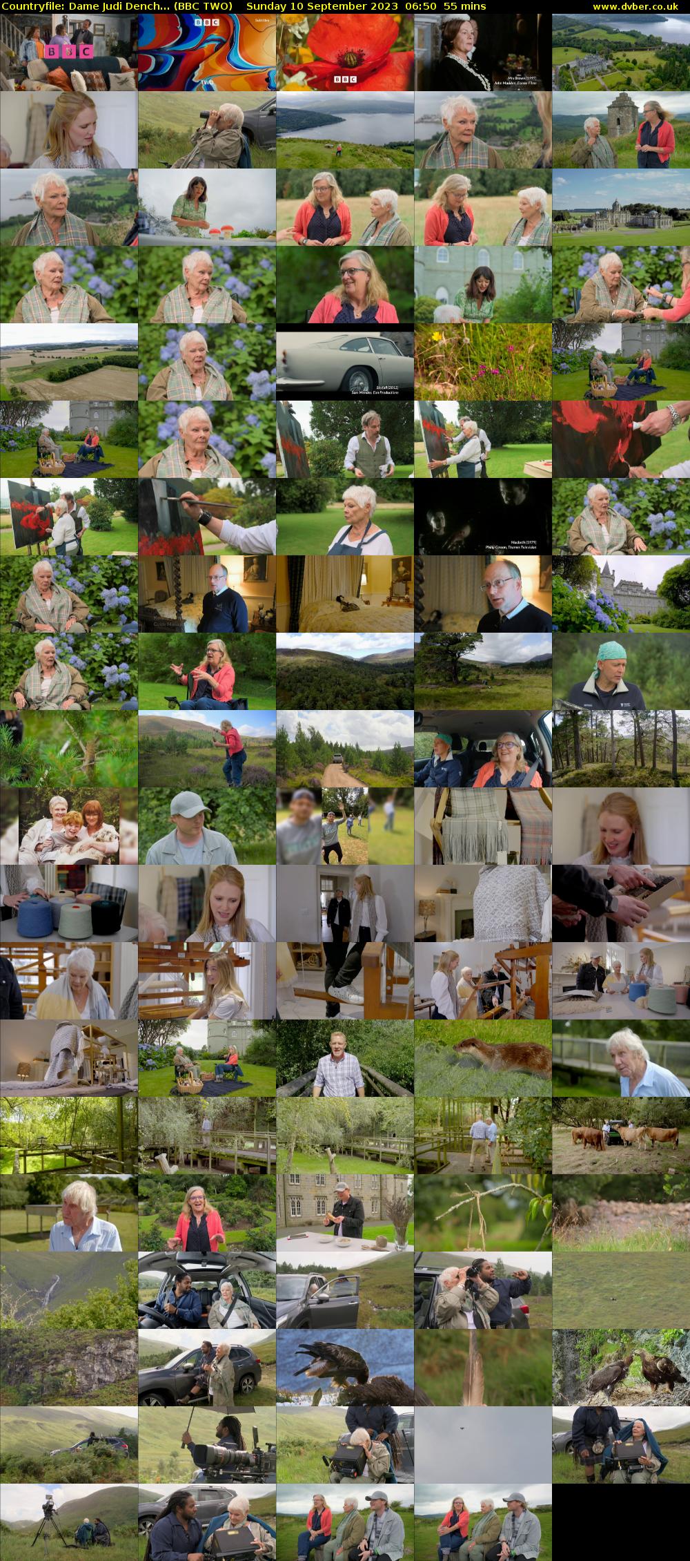 Countryfile: Dame Judi Dench... (BBC TWO) Sunday 10 September 2023 06:50 - 07:45