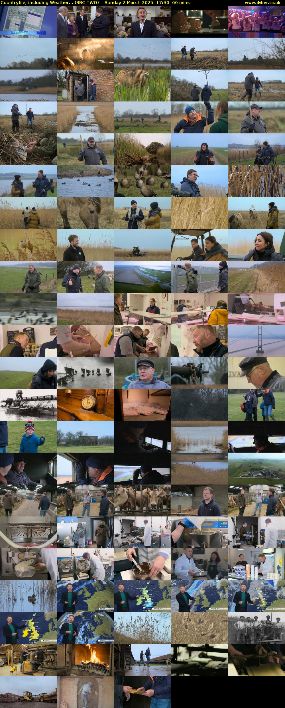 Countryfile, including Weather... (BBC TWO) Sunday 2 March 2025 17:30 - 18:30
