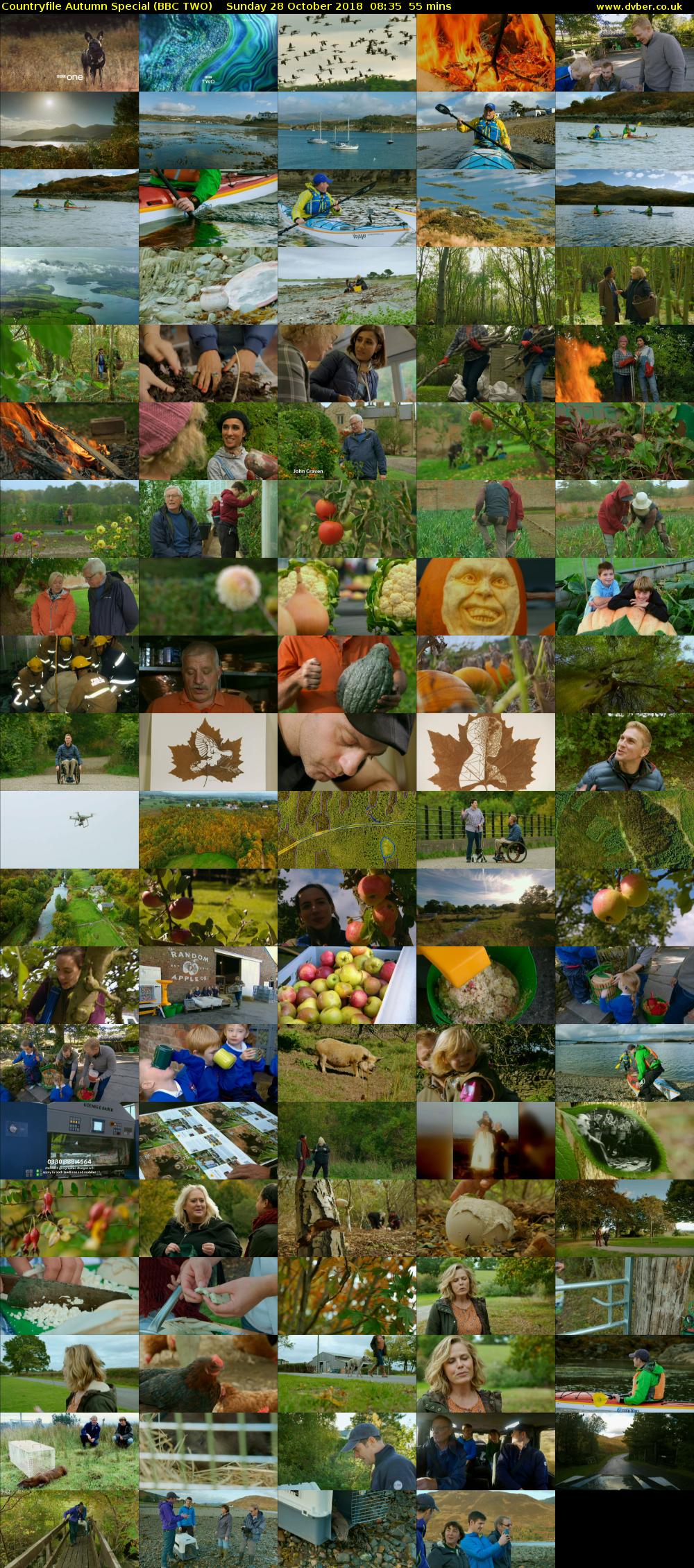 Countryfile Autumn Special (BBC TWO) Sunday 28 October 2018 08:35 - 09:30