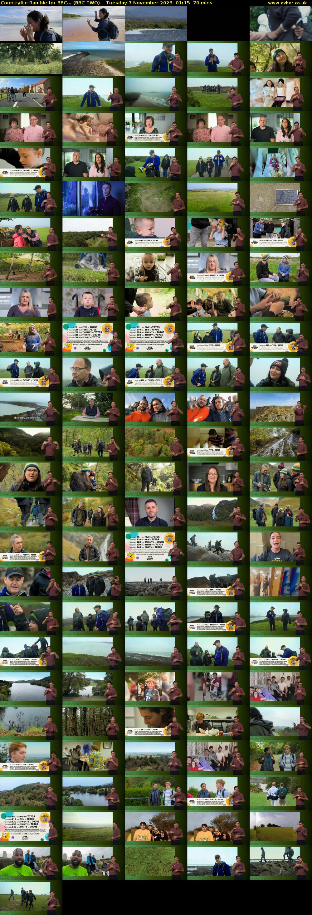 Countryfile Ramble for BBC... (BBC TWO) Tuesday 7 November 2023 01:15 - 02:25