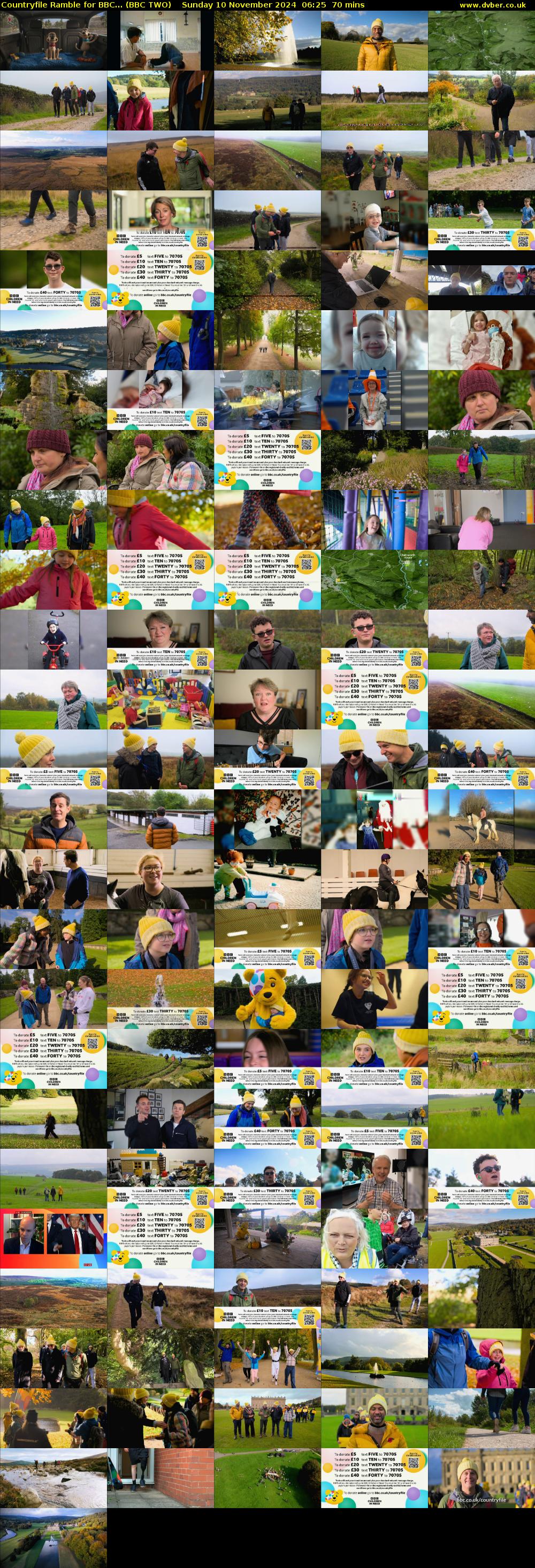 Countryfile Ramble for BBC... (BBC TWO) Sunday 10 November 2024 06:25 - 07:35