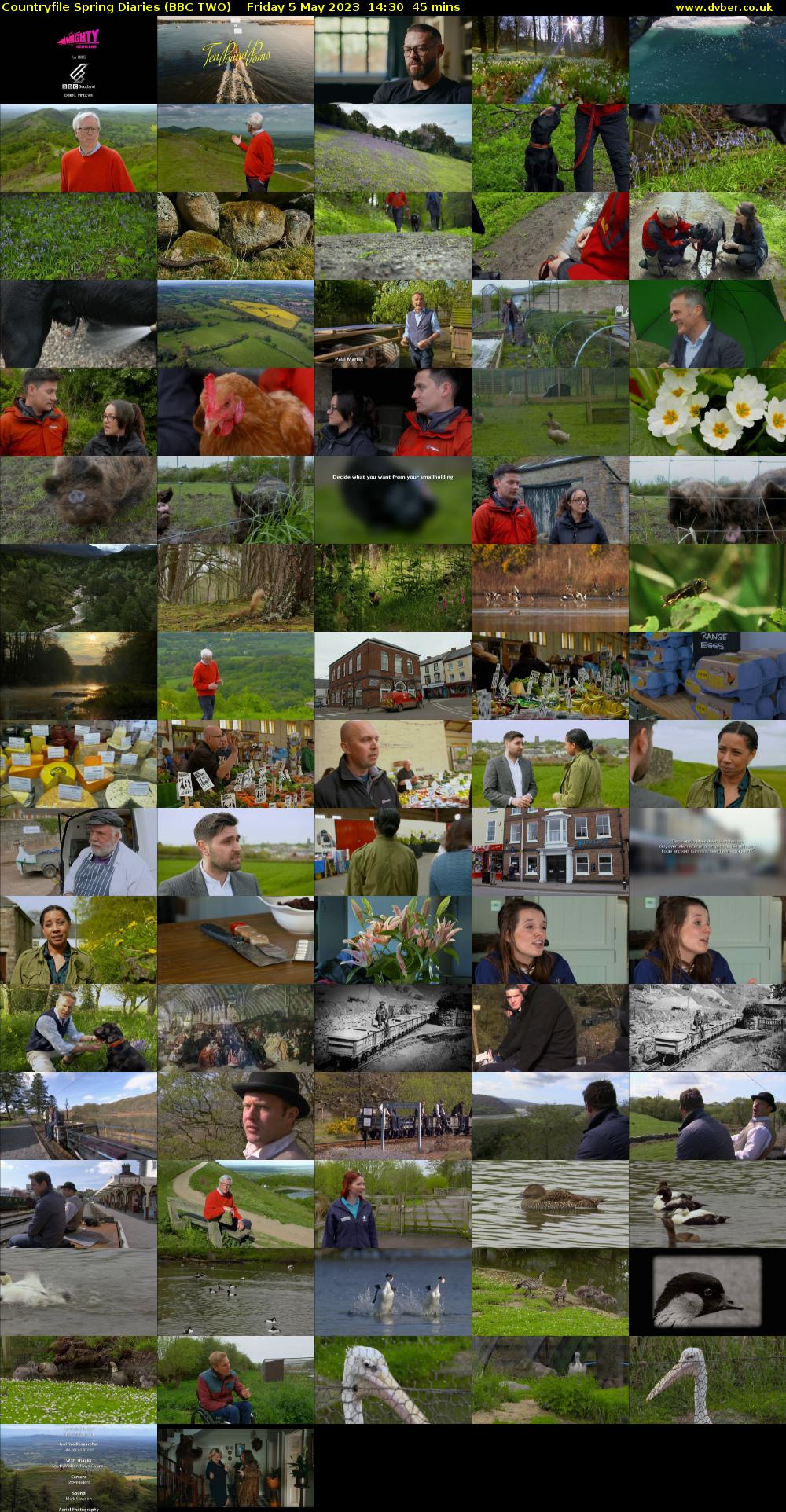 Countryfile Spring Diaries (BBC TWO) Friday 5 May 2023 14:30 - 15:15