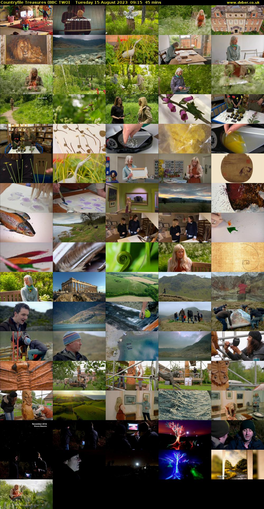 Countryfile Treasures (BBC TWO) Tuesday 15 August 2023 09:15 - 10:00
