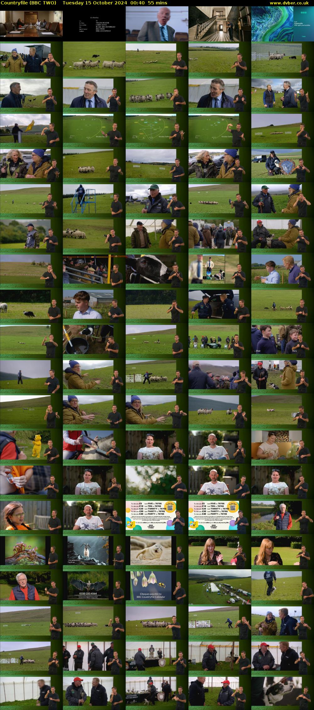 Countryfile (BBC TWO) Tuesday 15 October 2024 00:40 - 01:35
