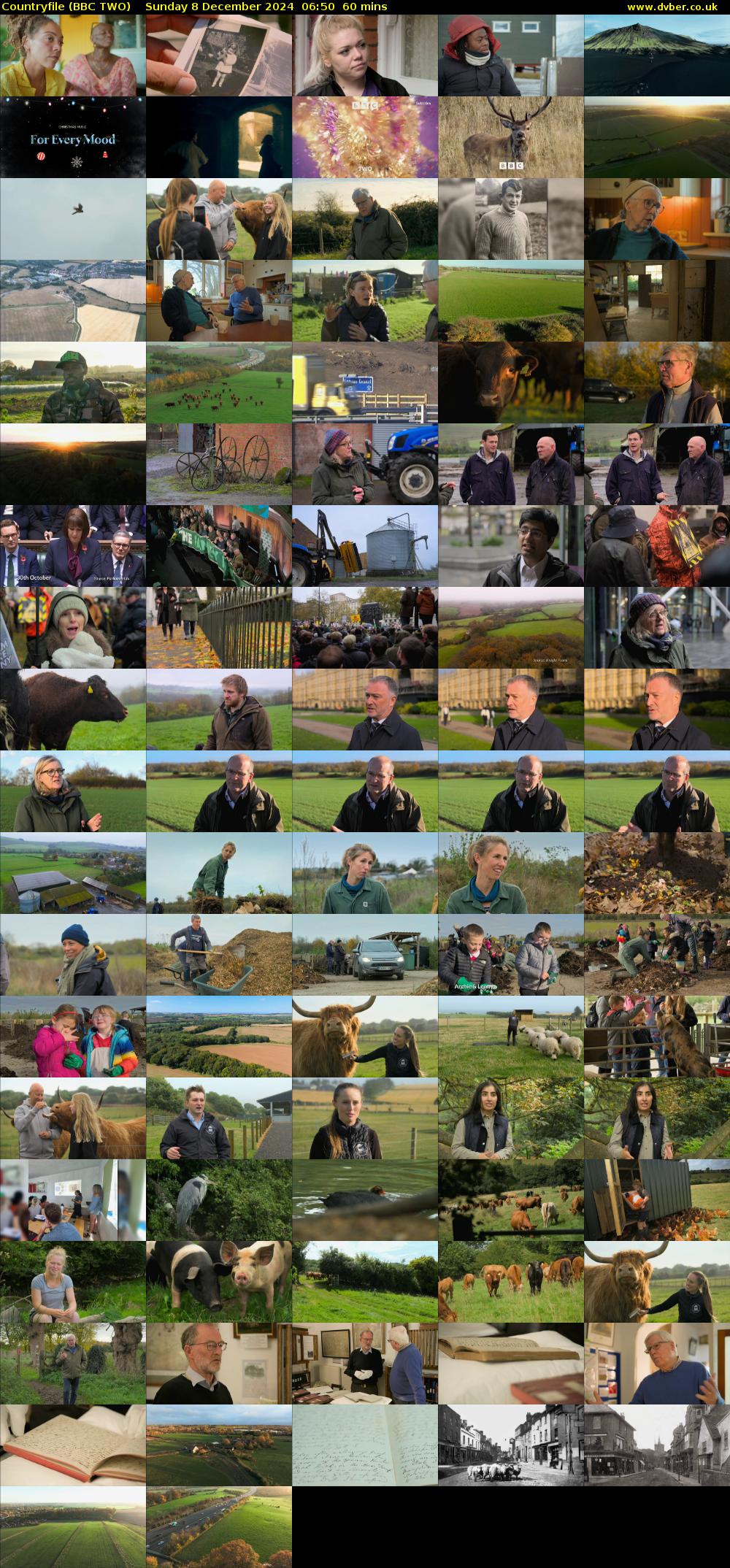 Countryfile (BBC TWO) Sunday 8 December 2024 06:50 - 07:50