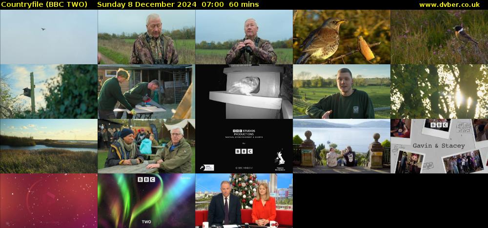 Countryfile (BBC TWO) Sunday 8 December 2024 07:00 - 08:00