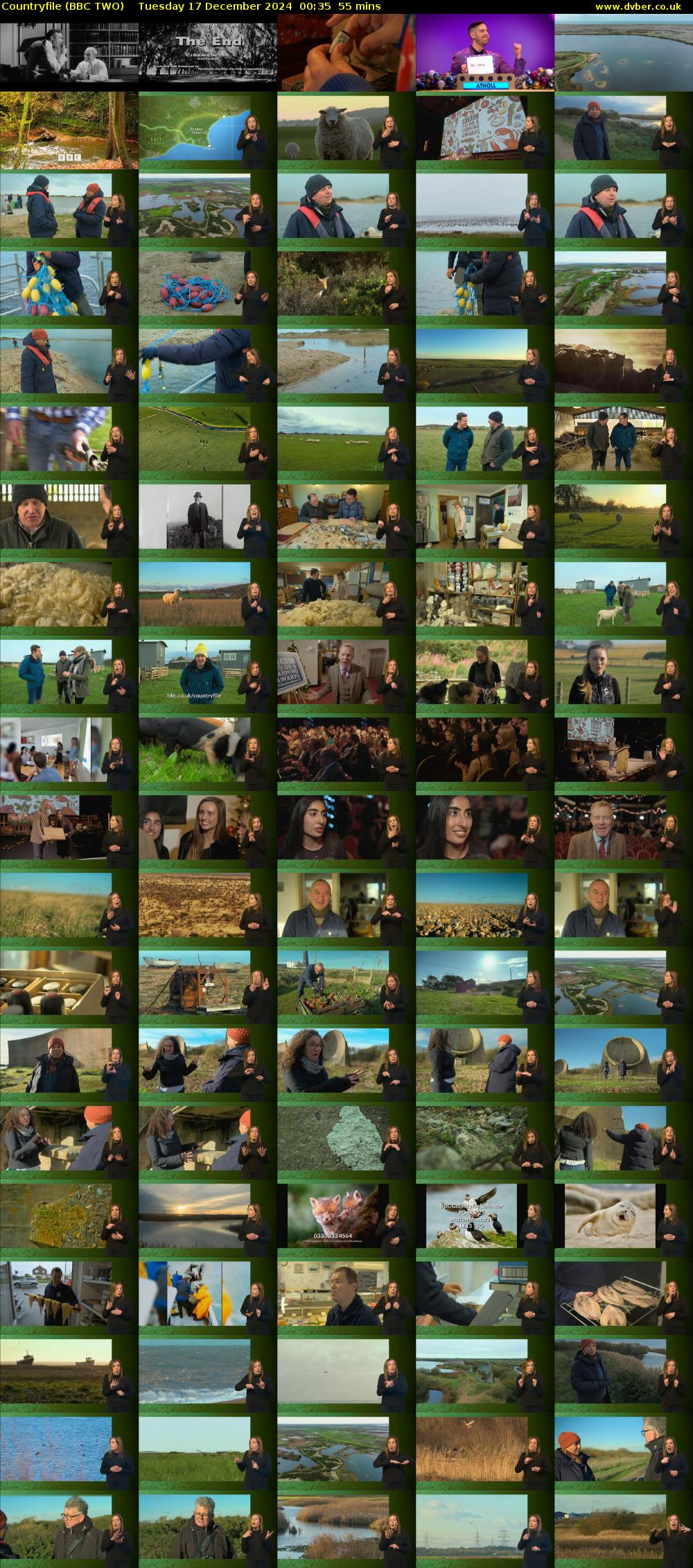 Countryfile (BBC TWO) Tuesday 17 December 2024 00:35 - 01:30