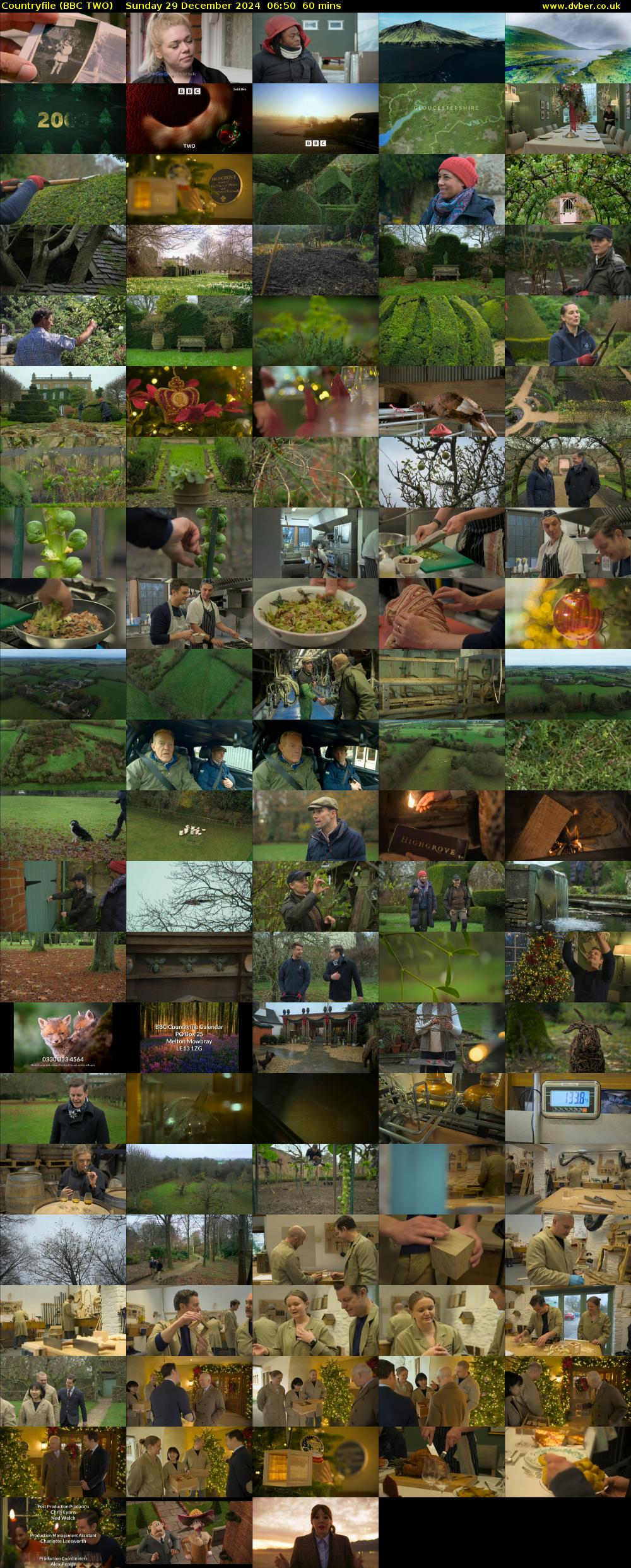 Countryfile (BBC TWO) Sunday 29 December 2024 06:50 - 07:50