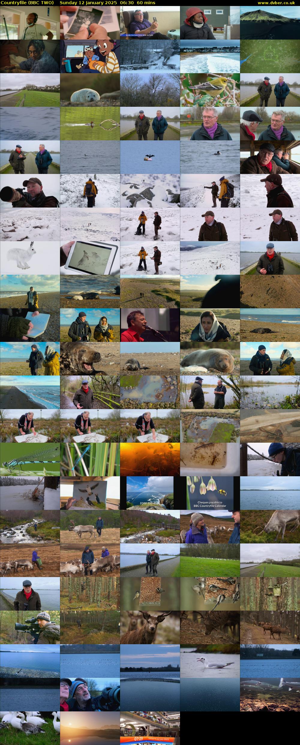 Countryfile (BBC TWO) Sunday 12 January 2025 06:30 - 07:30