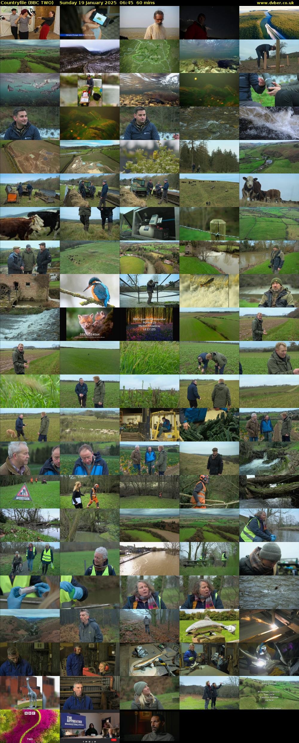 Countryfile (BBC TWO) Sunday 19 January 2025 06:45 - 07:45