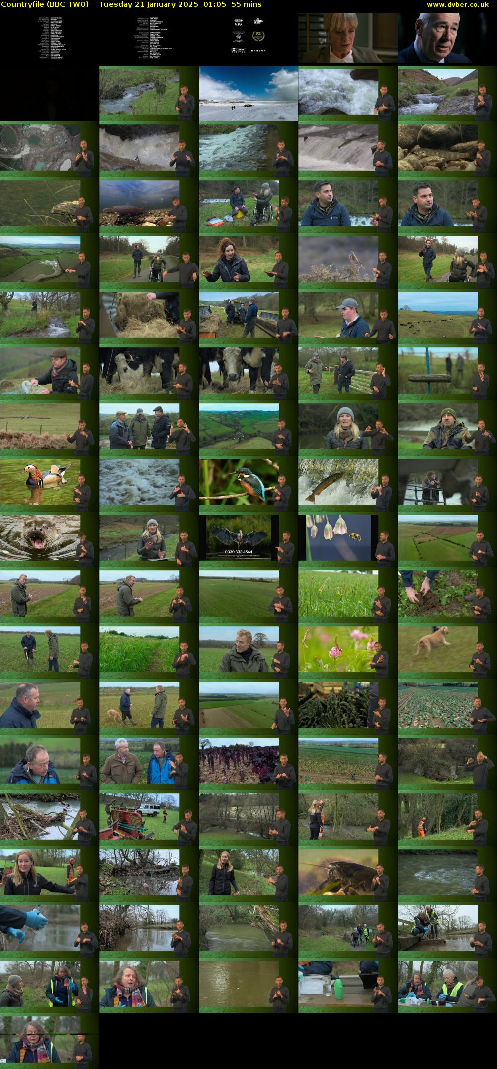 Countryfile (BBC TWO) Tuesday 21 January 2025 01:05 - 02:00
