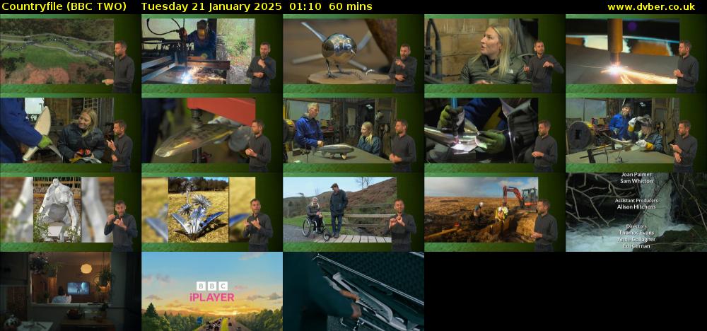 Countryfile (BBC TWO) Tuesday 21 January 2025 01:10 - 02:10