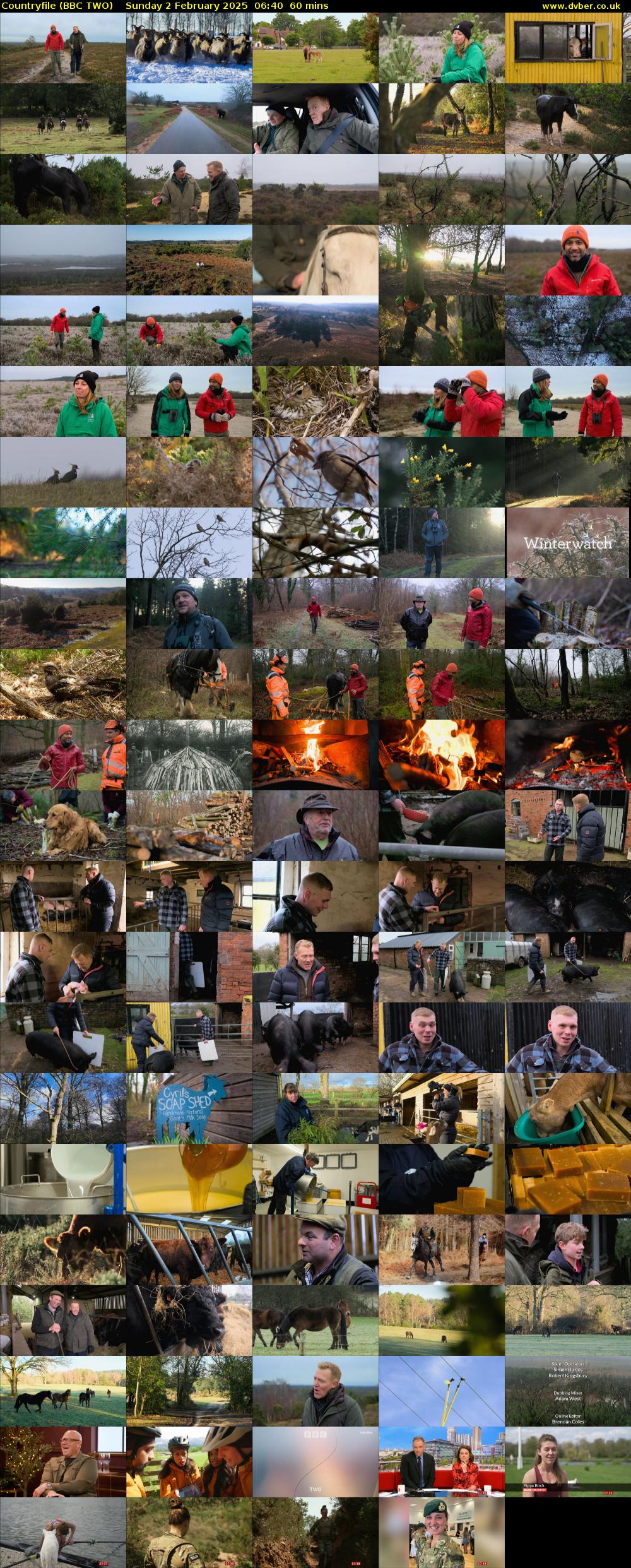 Countryfile (BBC TWO) Sunday 2 February 2025 06:40 - 07:40