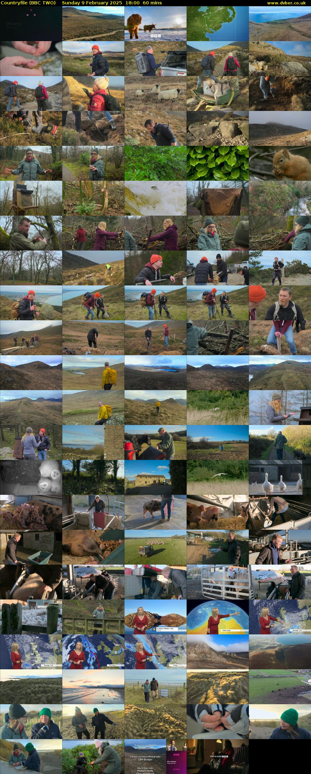 Countryfile (BBC TWO) Sunday 9 February 2025 18:00 - 19:00