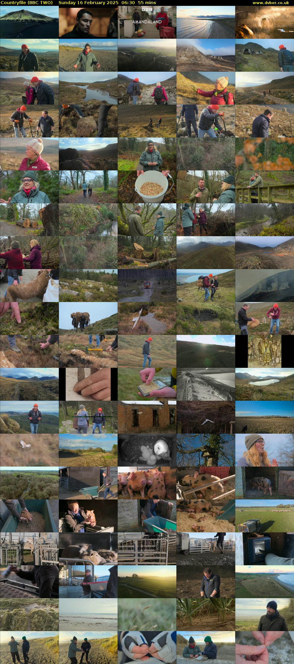 Countryfile (BBC TWO) Sunday 16 February 2025 06:30 - 07:25