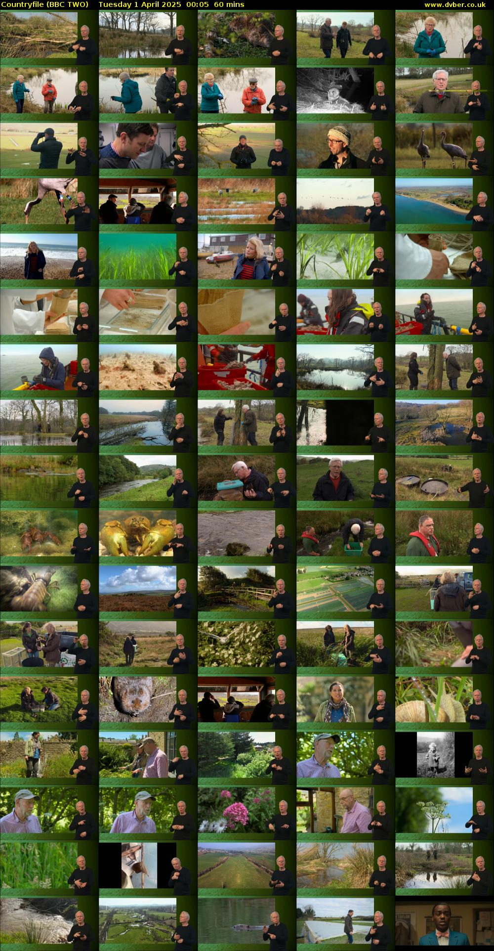 Countryfile (BBC TWO) Tuesday 1 April 2025 00:05 - 01:05