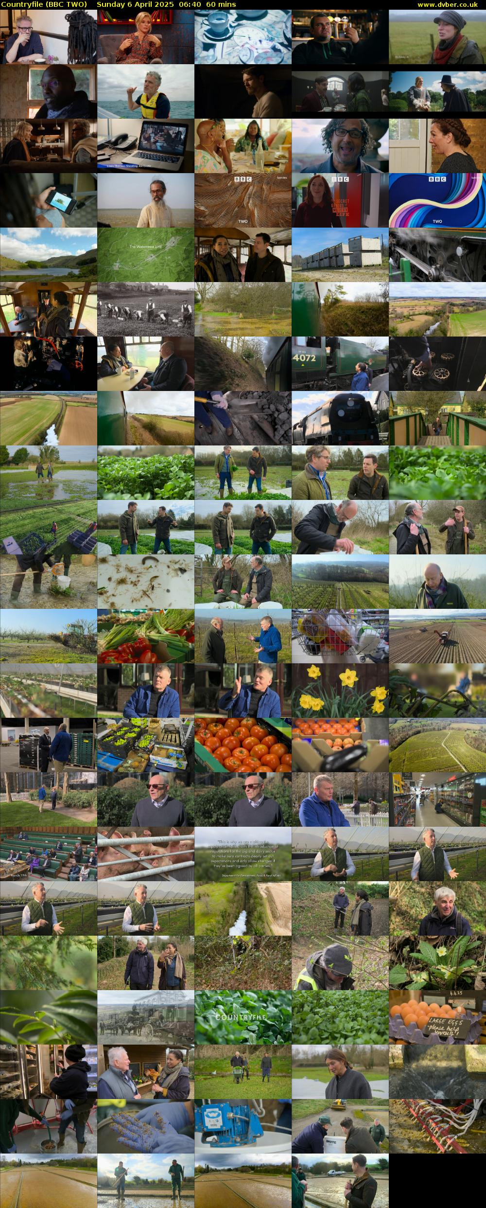 Countryfile (BBC TWO) Sunday 6 April 2025 06:40 - 07:40