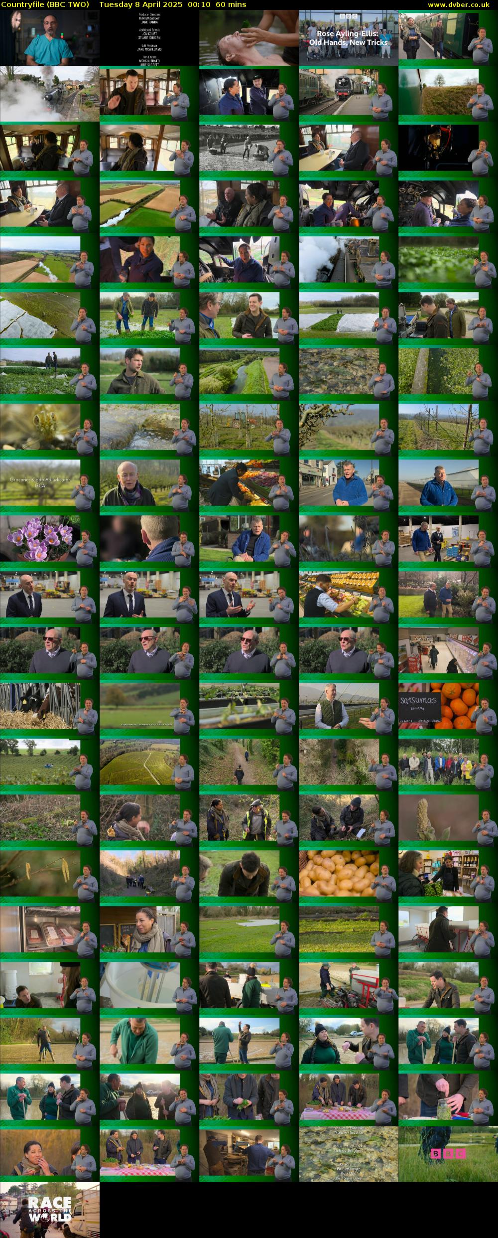 Countryfile (BBC TWO) Tuesday 8 April 2025 00:10 - 01:10
