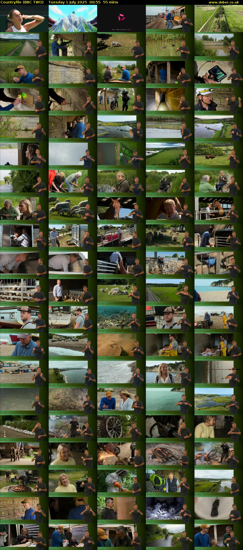 Countryfile (BBC TWO) Tuesday 1 July 2025 00:55 - 01:50