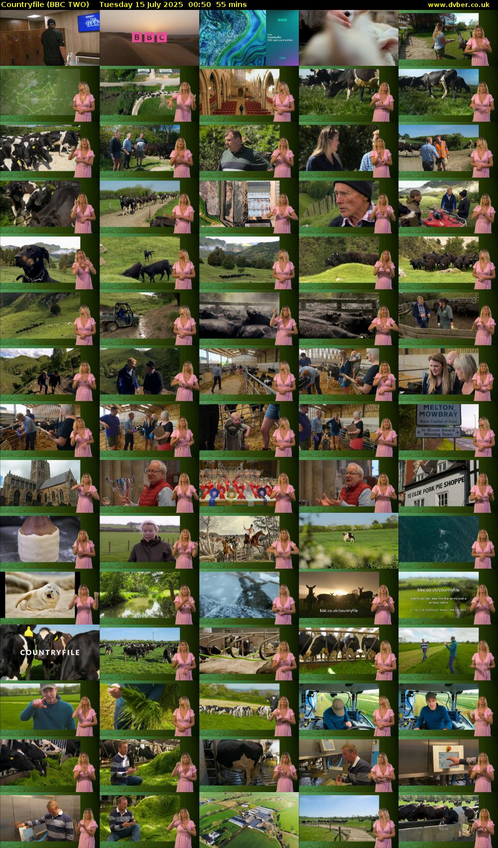 Countryfile (BBC TWO) Tuesday 15 July 2025 00:50 - 01:45