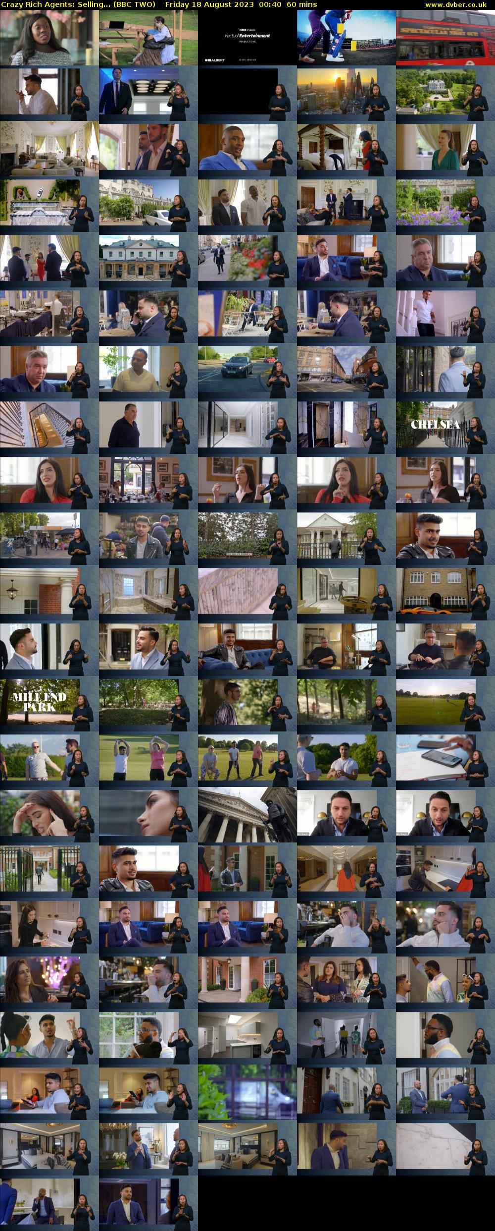 Crazy Rich Agents: Selling... (BBC TWO) Friday 18 August 2023 00:40 - 01:40