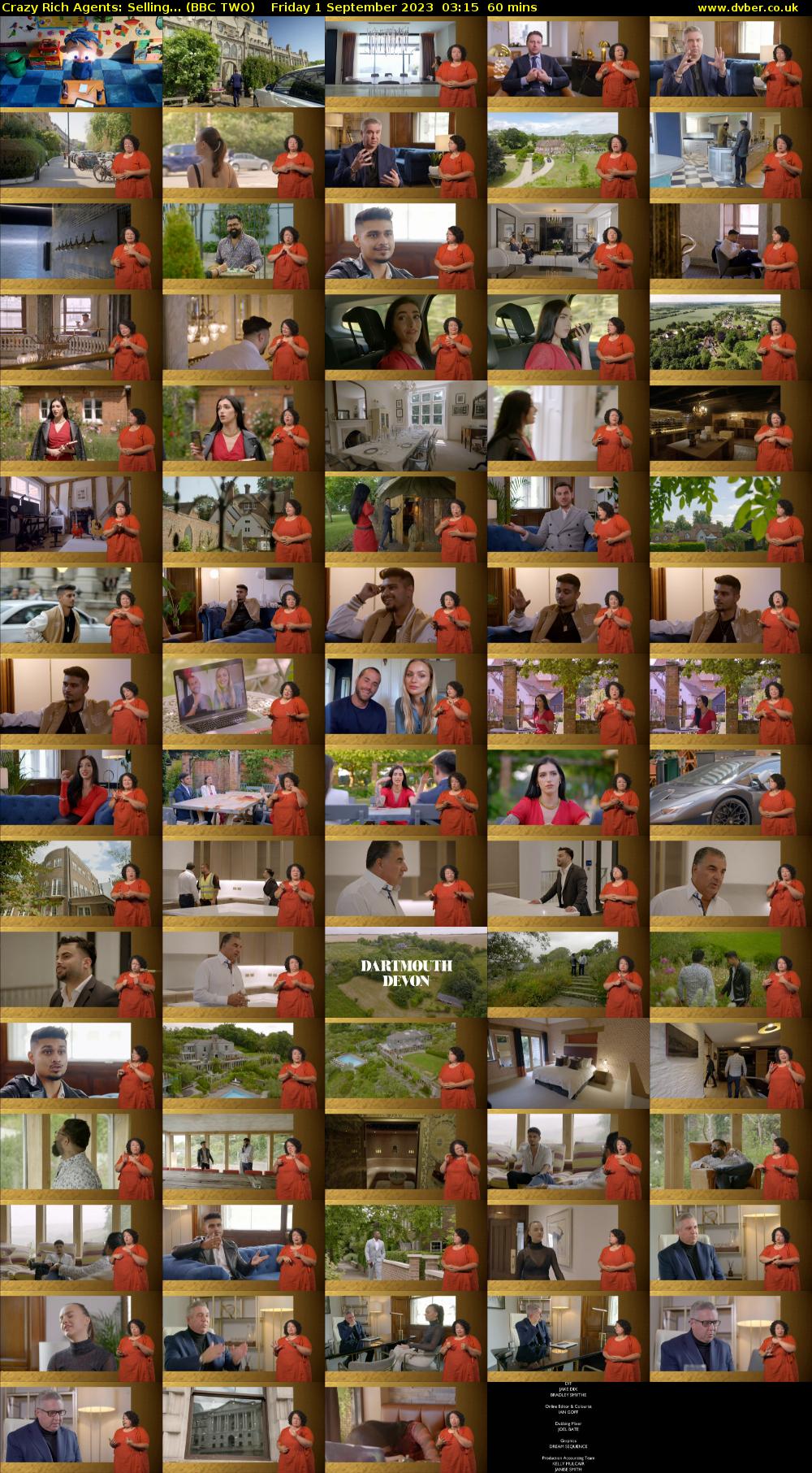 Crazy Rich Agents: Selling... (BBC TWO) Friday 1 September 2023 03:15 - 04:15
