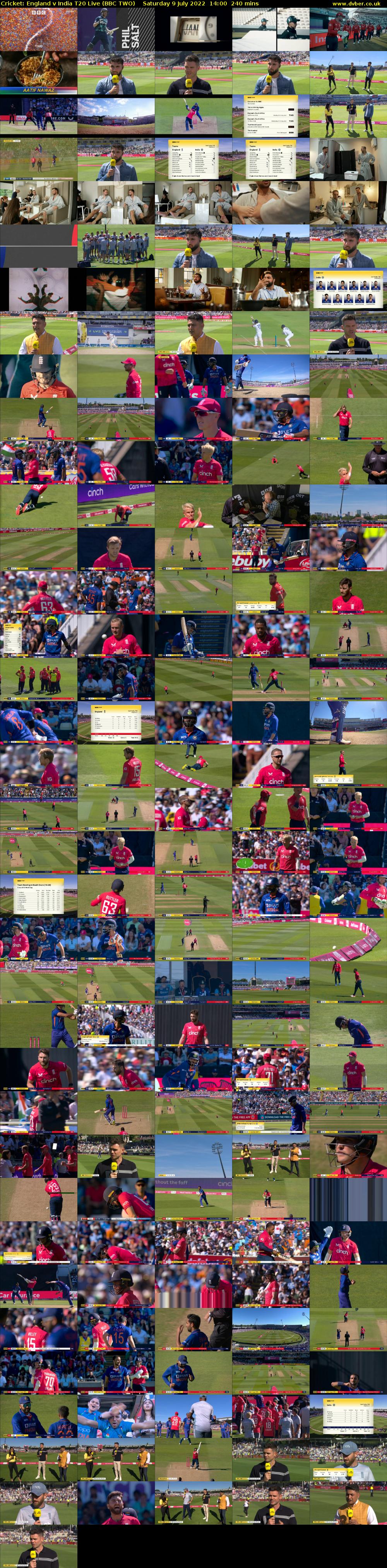 Cricket: England v India T20 Live (BBC TWO) Saturday 9 July 2022 14:00 - 18:00
