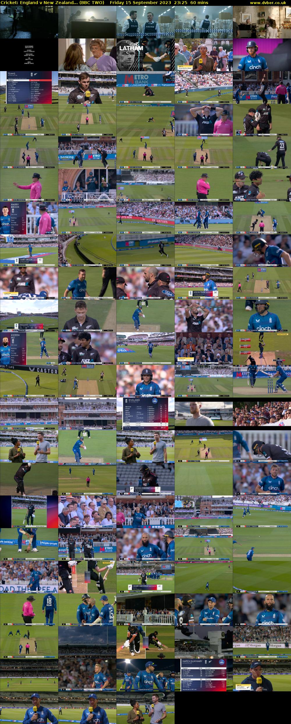 Cricket: England v New Zealand... (BBC TWO) Friday 15 September 2023 23:25 - 00:25