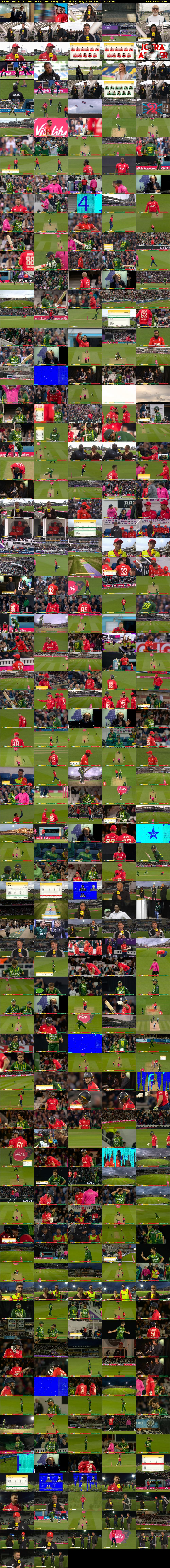 Cricket: England v Pakistan T20 (BBC TWO) Thursday 30 May 2024 18:15 - 22:00
