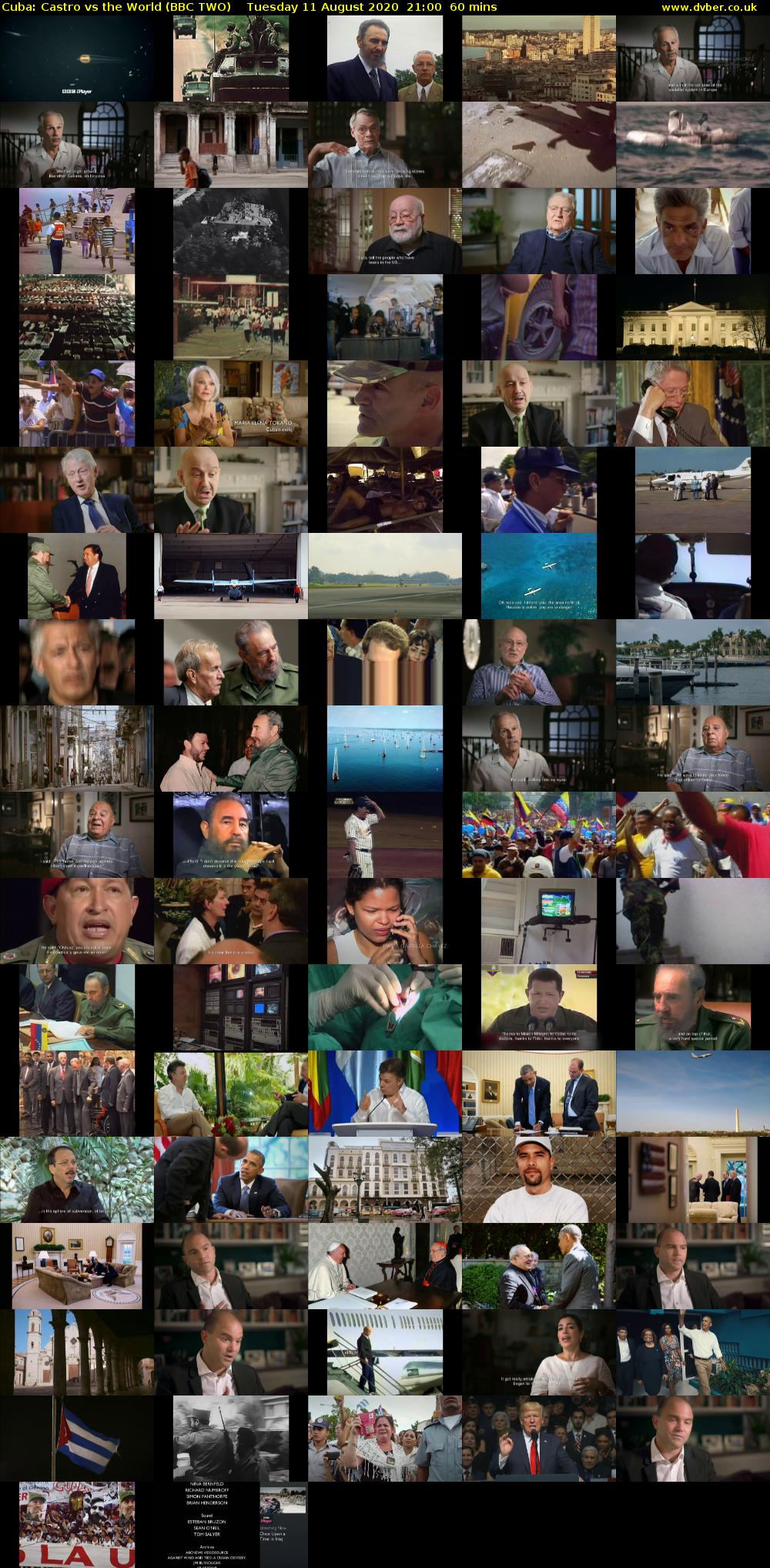 Cuba: Castro vs the World (BBC TWO) Tuesday 11 August 2020 21:00 - 22:00