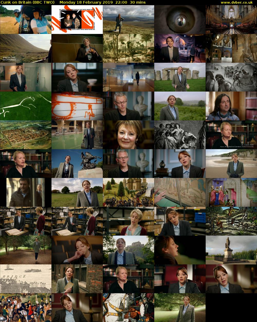 Cunk on Britain (BBC TWO) Monday 18 February 2019 22:00 - 22:30