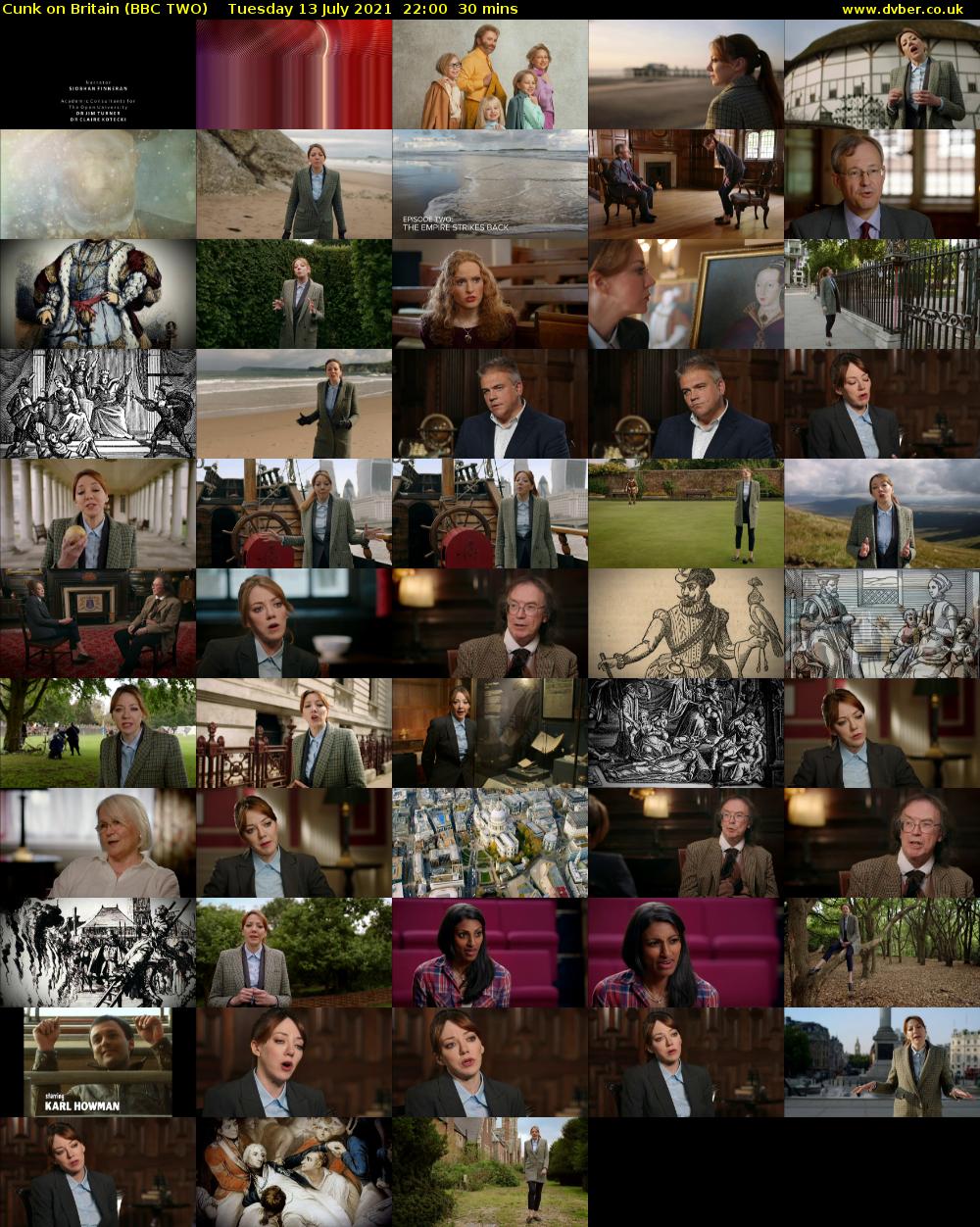Cunk on Britain (BBC TWO) Tuesday 13 July 2021 22:00 - 22:30
