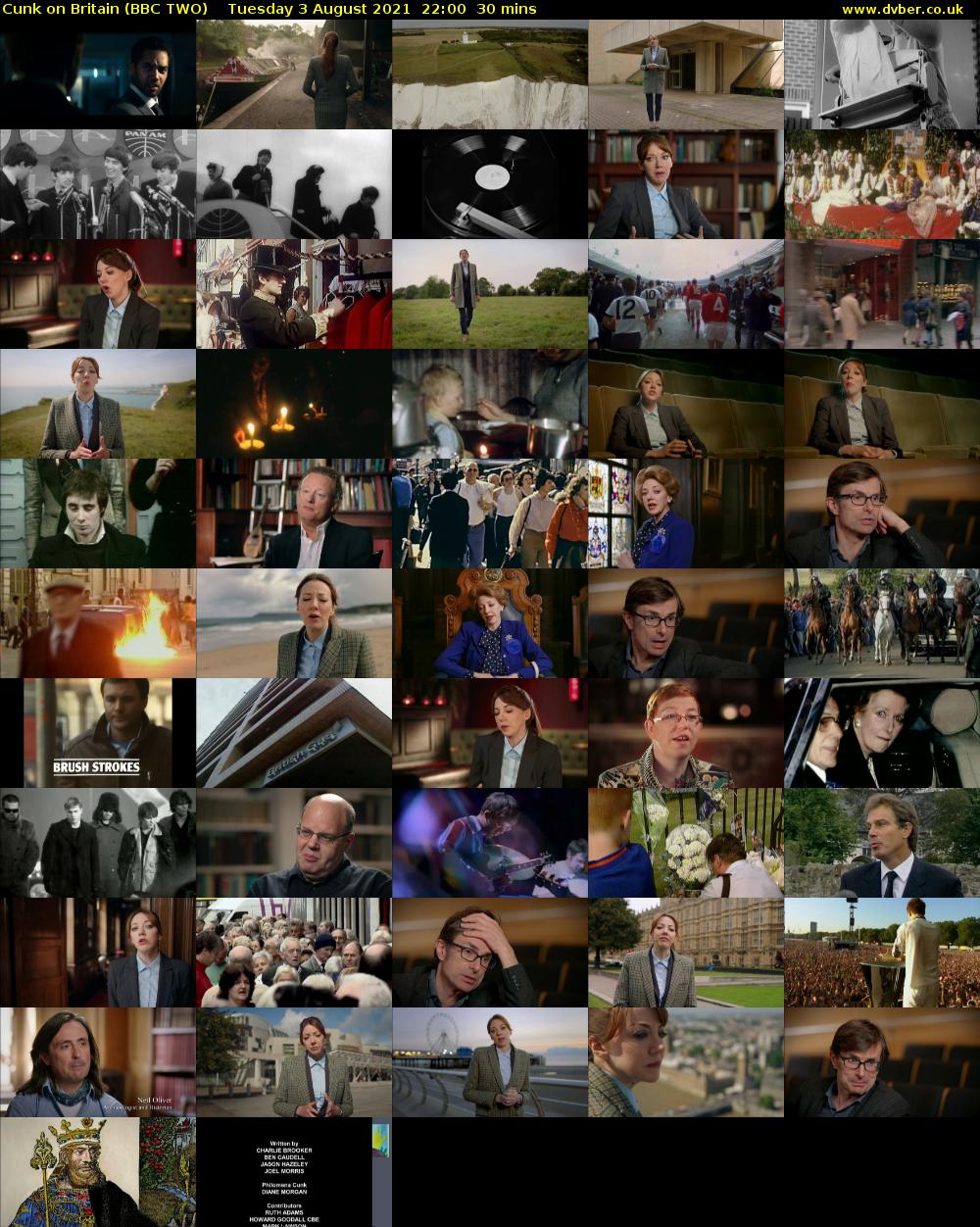 Cunk on Britain (BBC TWO) Tuesday 3 August 2021 22:00 - 22:30