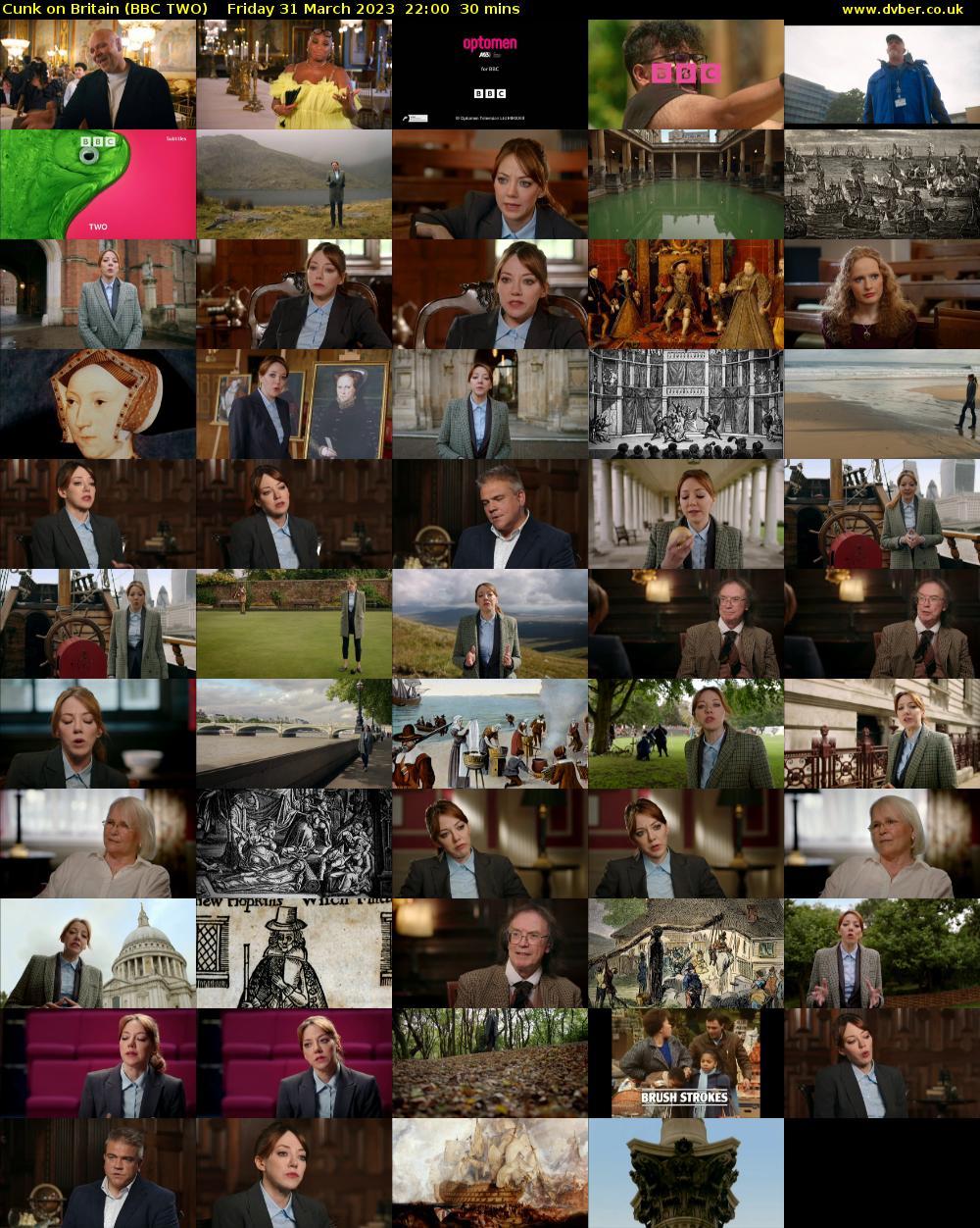 Cunk on Britain (BBC TWO) Friday 31 March 2023 22:00 - 22:30
