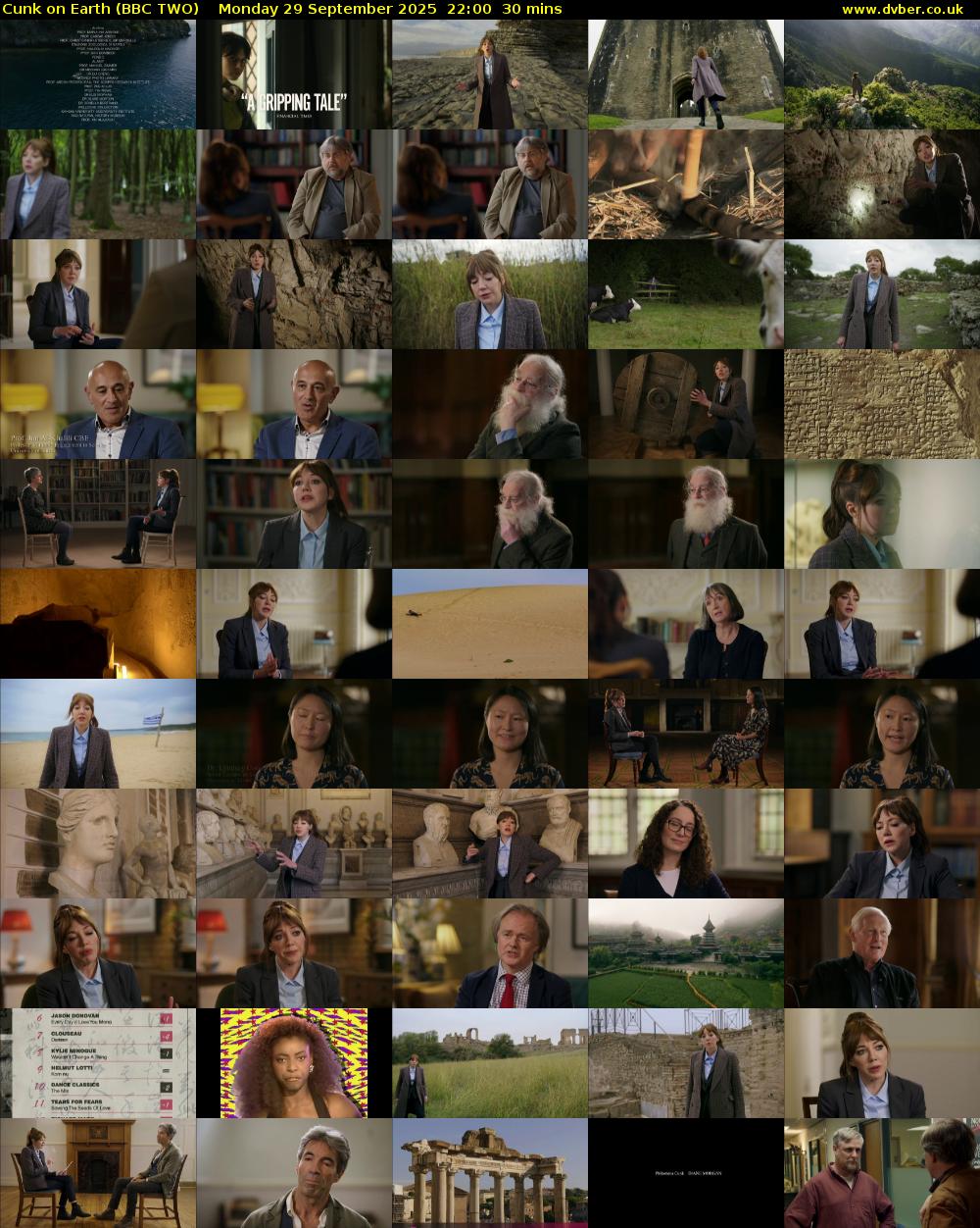 Cunk on Earth (BBC TWO) Monday 29 September 2025 22:00 - 22:30