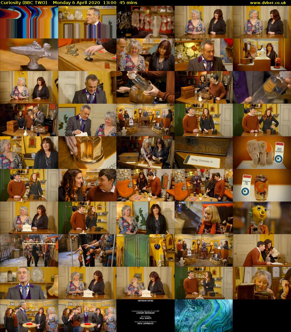 Curiosity (BBC TWO) Monday 6 April 2020 13:00 - 13:45