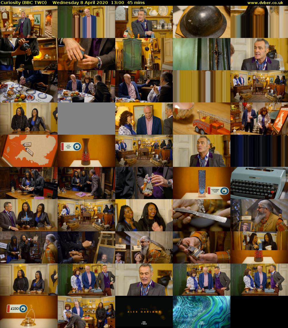 Curiosity (BBC TWO) Wednesday 8 April 2020 13:00 - 13:45