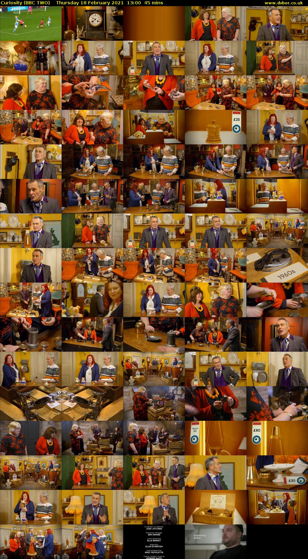 Curiosity (BBC TWO) Thursday 18 February 2021 13:00 - 13:45