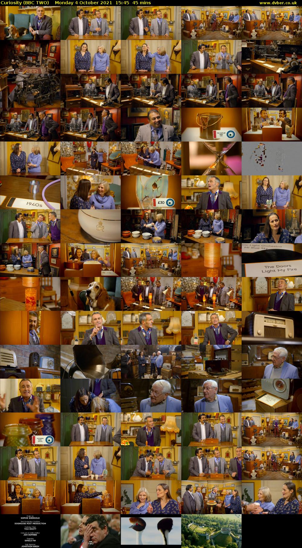 Curiosity (BBC TWO) Monday 4 October 2021 15:45 - 16:30