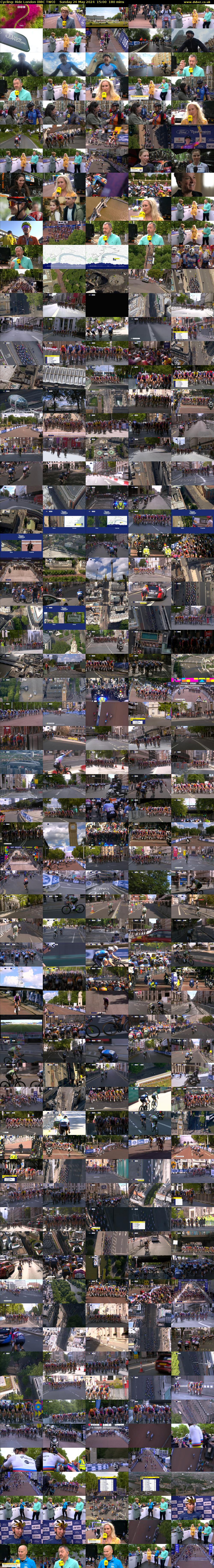 Cycling: Ride London (BBC TWO) Sunday 26 May 2024 15:00 - 18:00