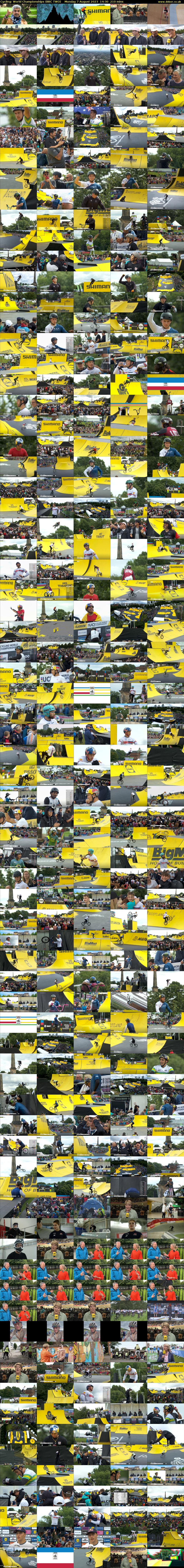 Cycling: World Championships (BBC TWO) Monday 7 August 2023 14:30 - 18:00