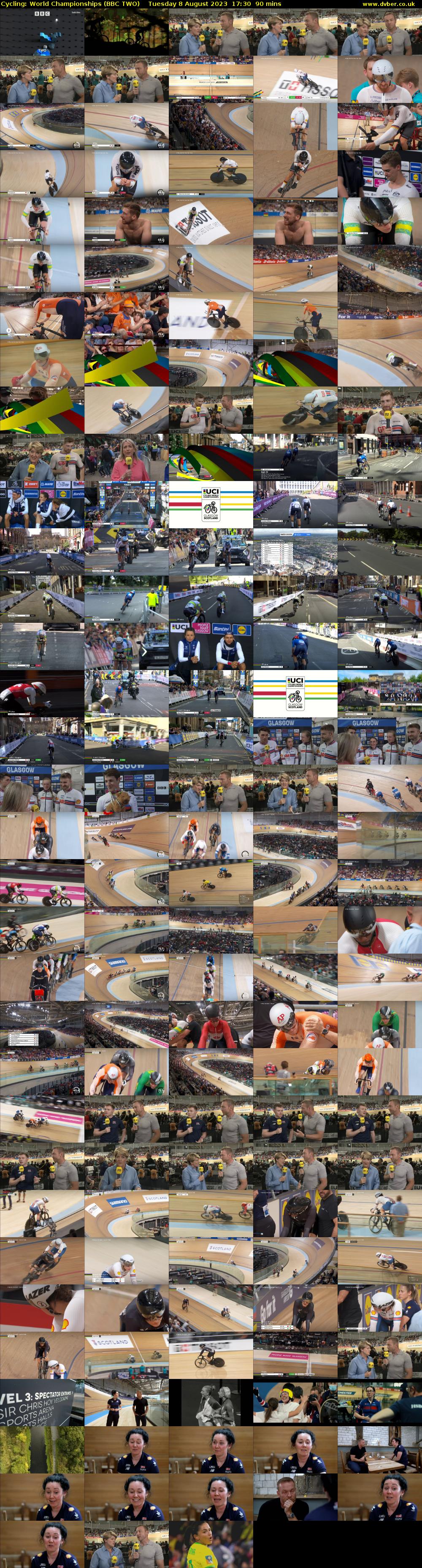 Cycling: World Championships (BBC TWO) Tuesday 8 August 2023 17:30 - 19:00