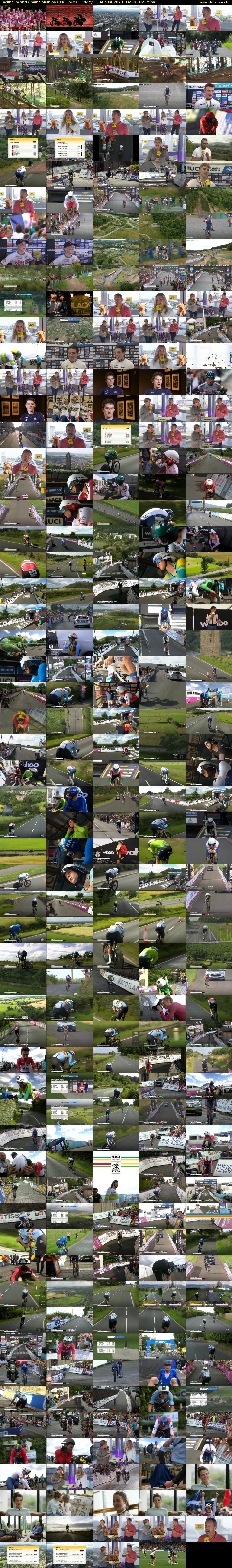 Cycling: World Championships (BBC TWO) Friday 11 August 2023 14:30 - 17:15